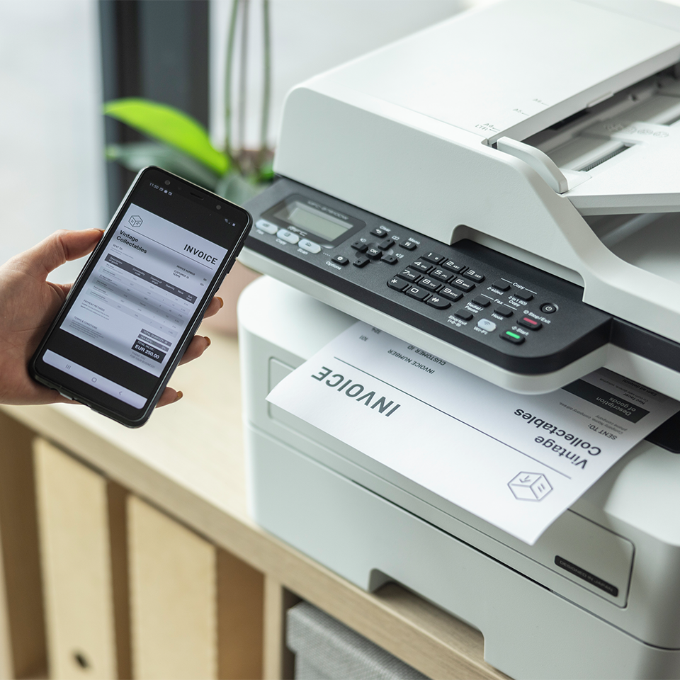 <p>MFC-B7800DN printing using mobile phone</p>