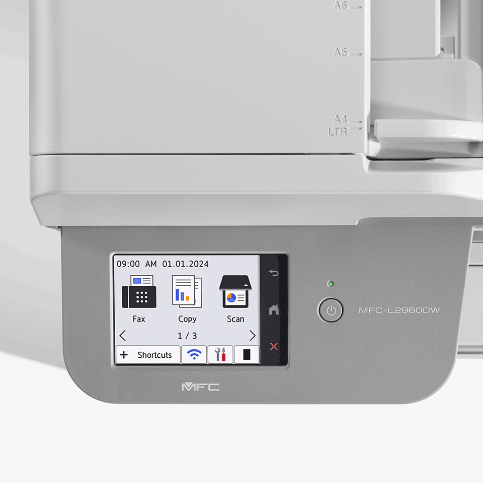 Top of Brother MFC-L2960DW printer