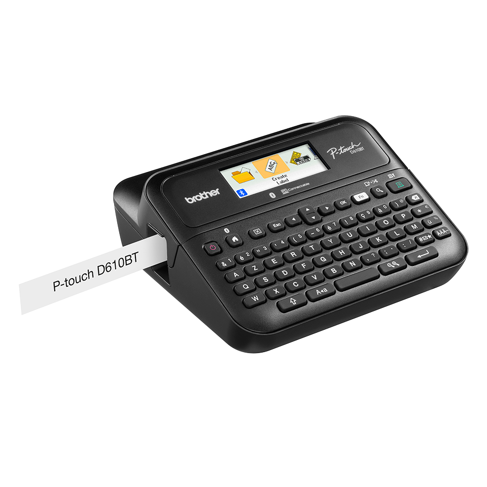 PT-D610BT met AZERTY keyboard