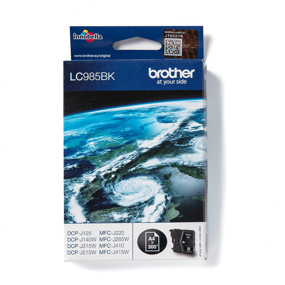 LC985BK Brother genuine ink cartridge pack front image