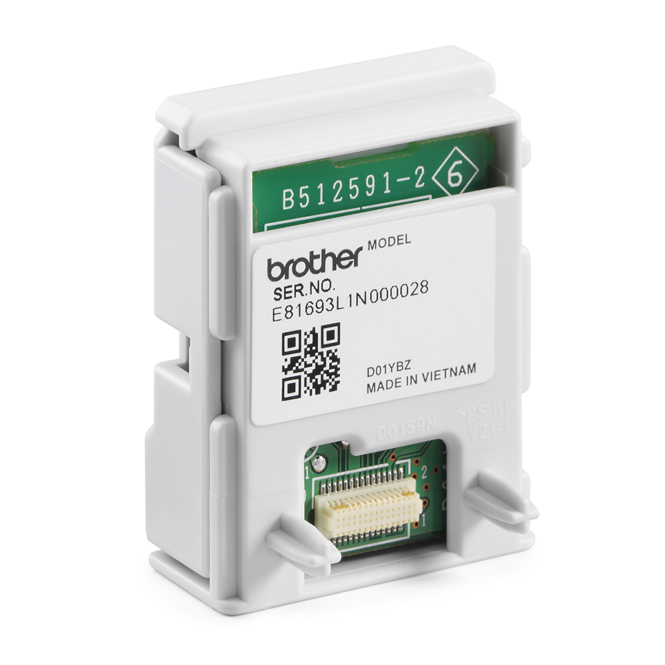Brother NC-9110W WiFi module facing right on a white background