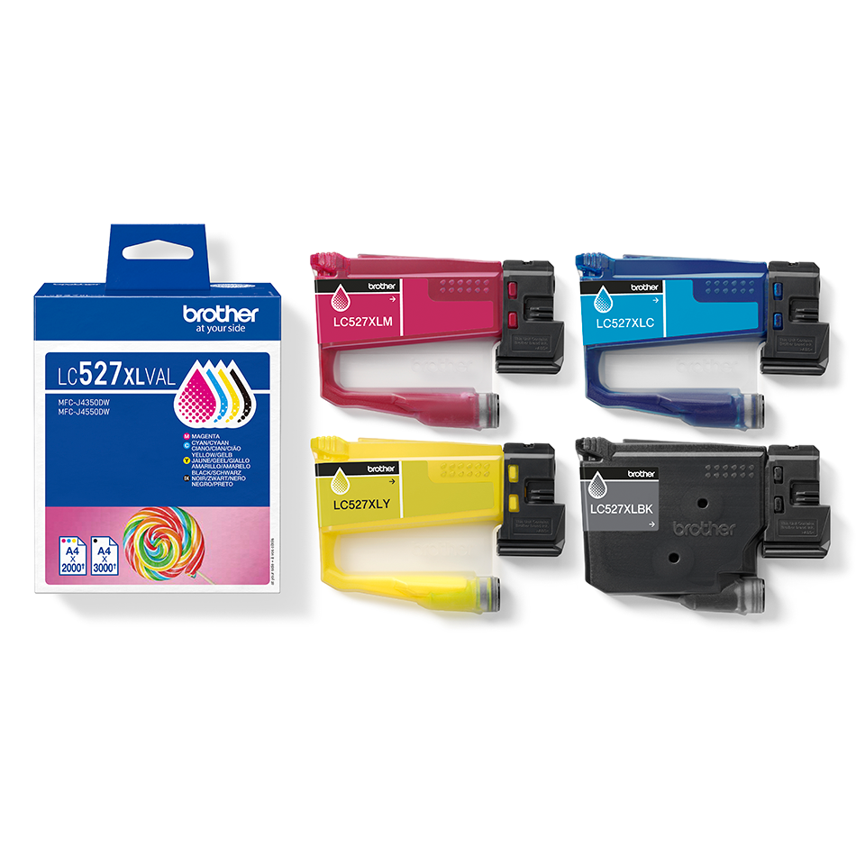 <p>LC527 High yield inkjet colour cartridge value pack&nbsp;</p>
