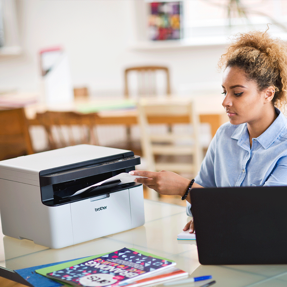 DCP-1610W laser printer in situ