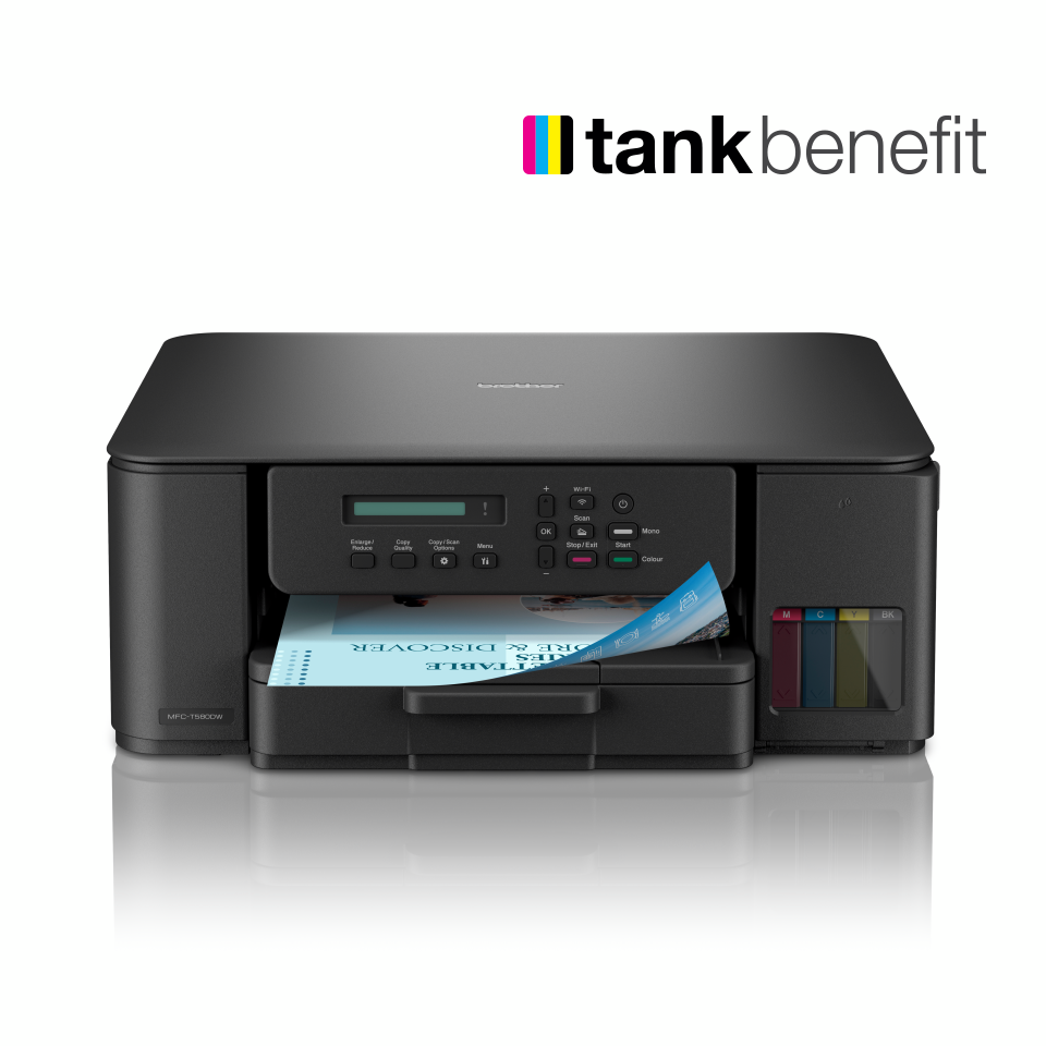 <p>DCP-T580DW avec logo Tankbenefit</p>