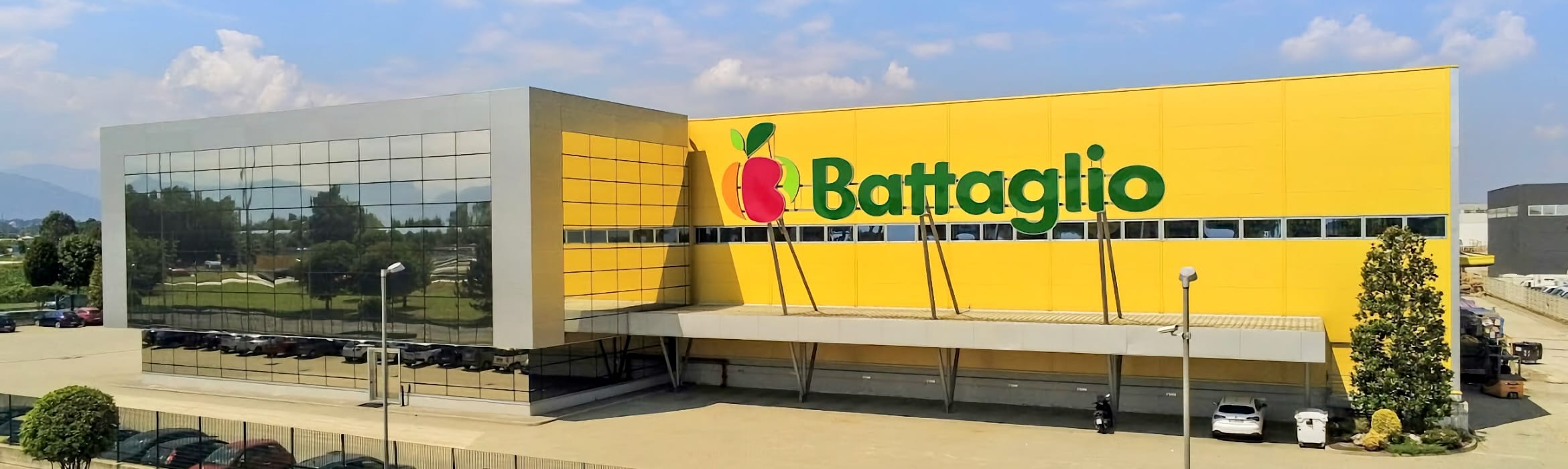 External view of the Battalagio warehouse
