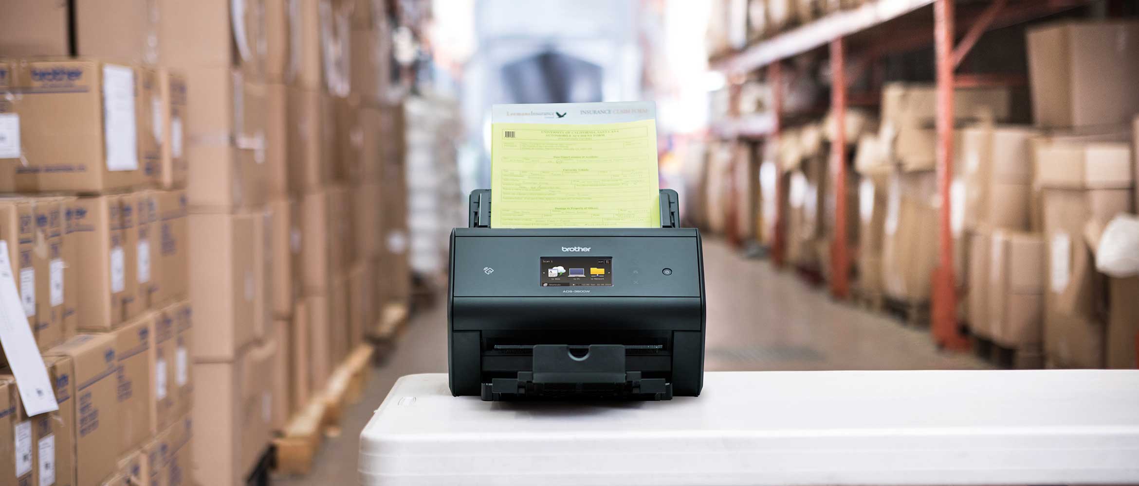 Escáner Brother con aplicación Barcode para leer códigos de barras