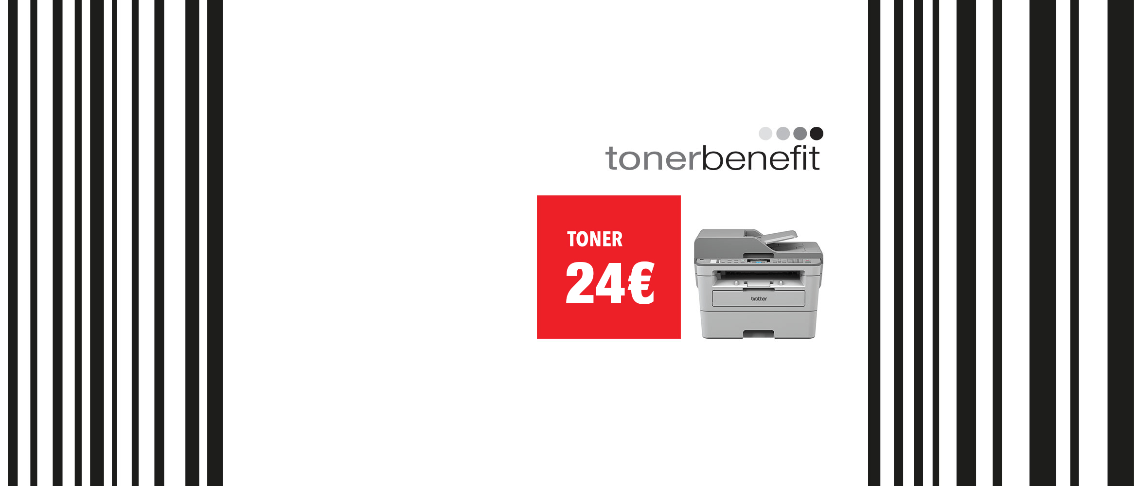 Brother Tonerbenefit MFC-B7810DW z rdečo nalepko in ceno