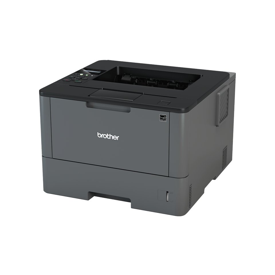 Brother HL-L5200DW workgroup mono laser printer plus wifi left 3/4 view