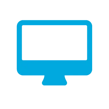 Desktop computer icon