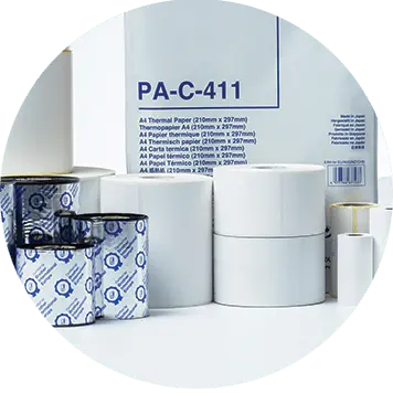 Consumibles y rollos para impresoras de etiquetas TD-4T Brother