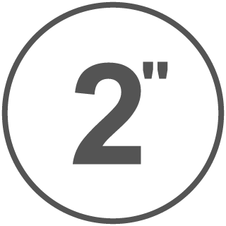 2 polegadas