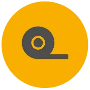 Icon for Pro-Tape showing a tape unrolling from the roll