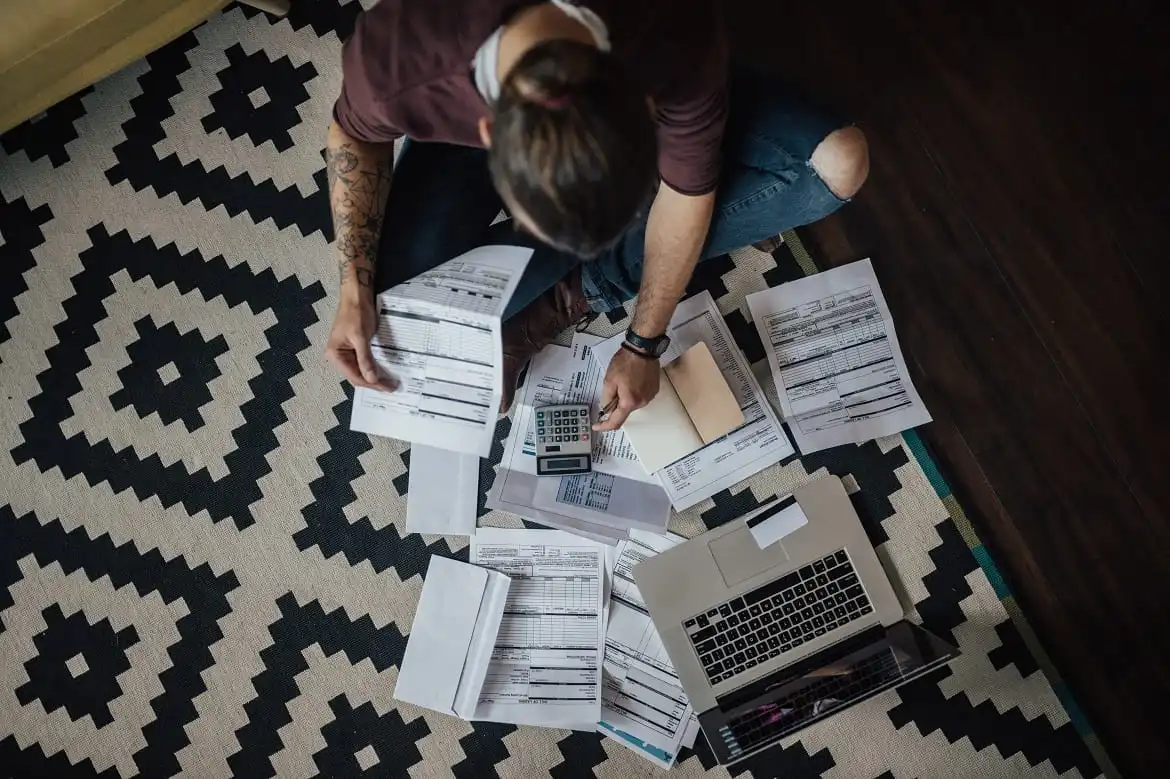 Micro business owner dealing with payments