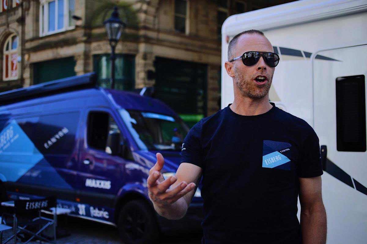 Canyon Eisberg team manager Tim Elverson