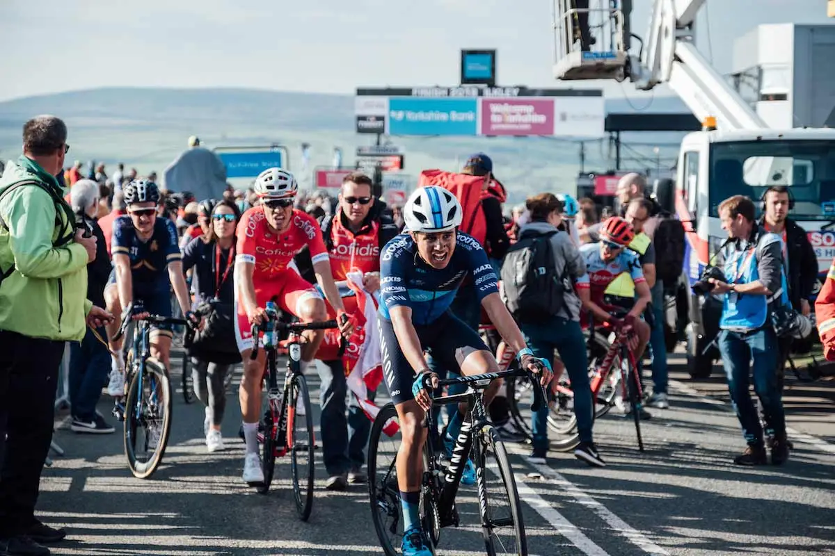 Group of cyclists