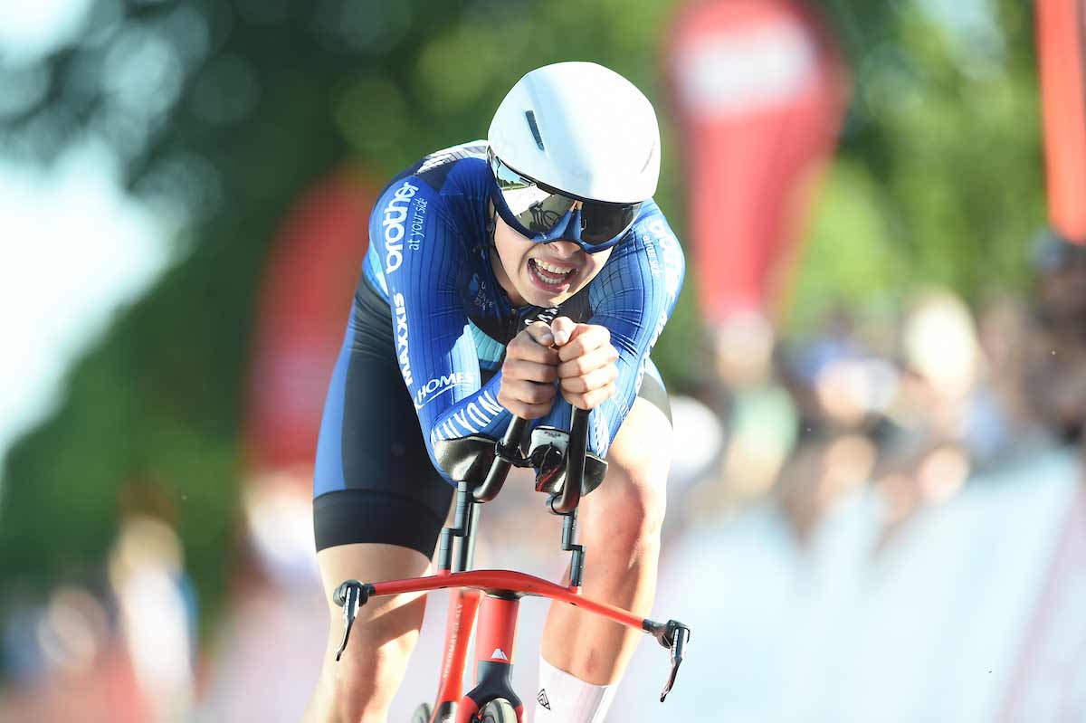 Harry Tanfield pictured during a race