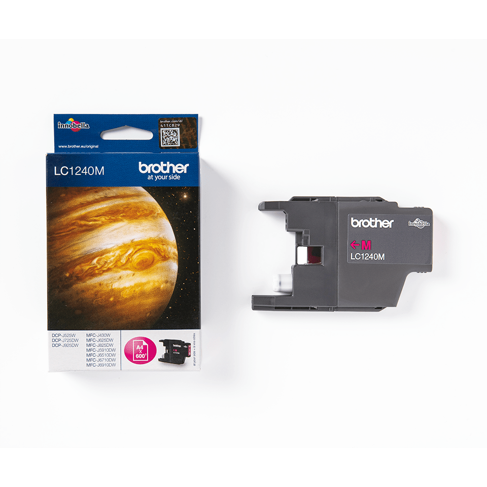 LC1240M Brother genuine ink cartridge and pack image