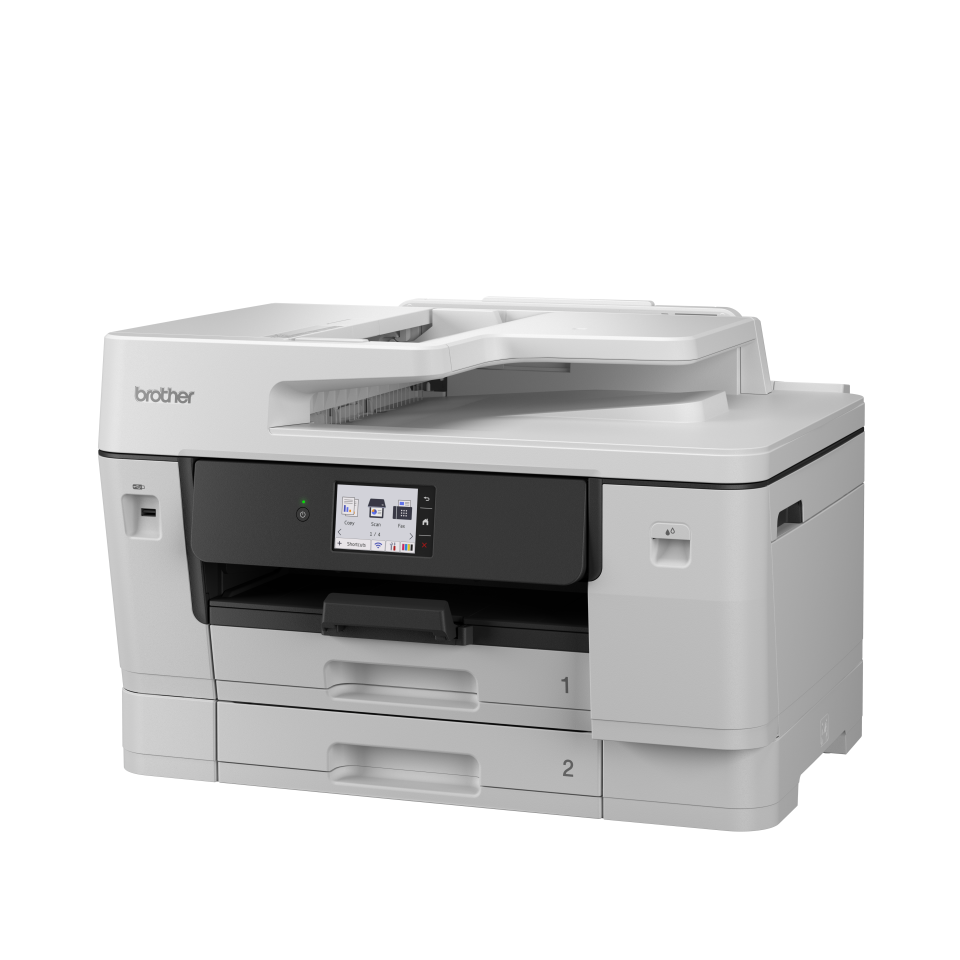 <p>MFC-J6960DW inkjet printer facing left</p>