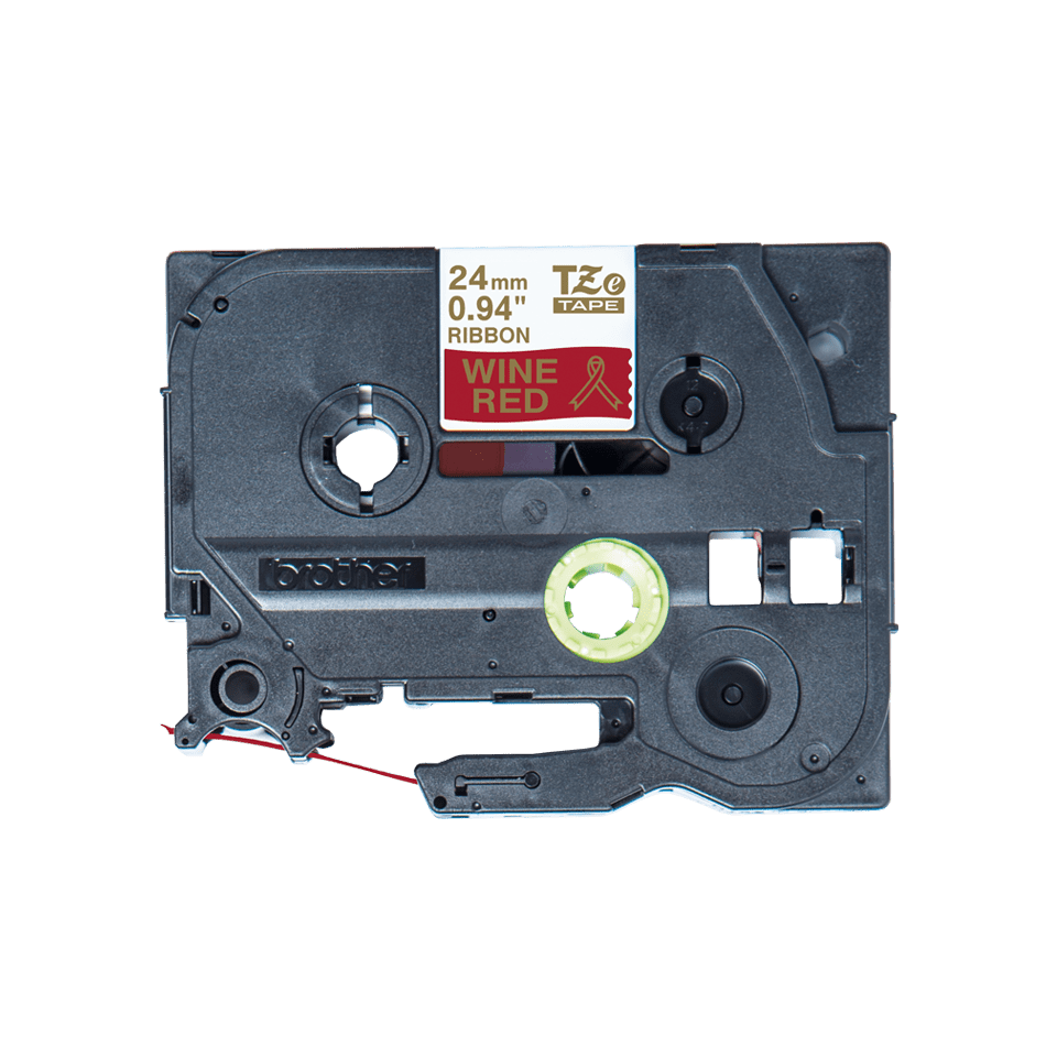 TZe-RW54 24mm gold on wine red TZe ribbon tape cassette