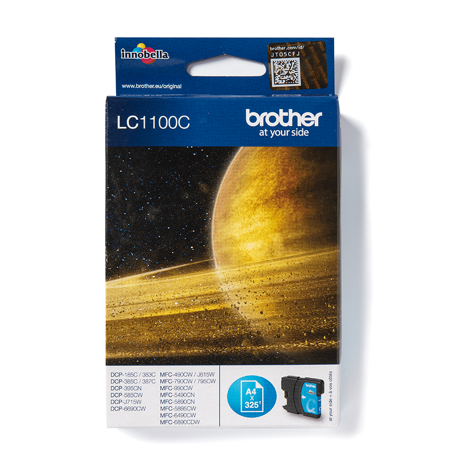 LC1100C Brother genuine ink cartridge pack front image