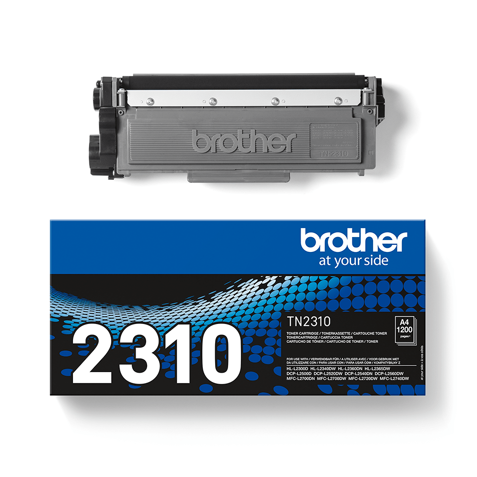 TN2310 Brother genuine toner cartridge and pack image