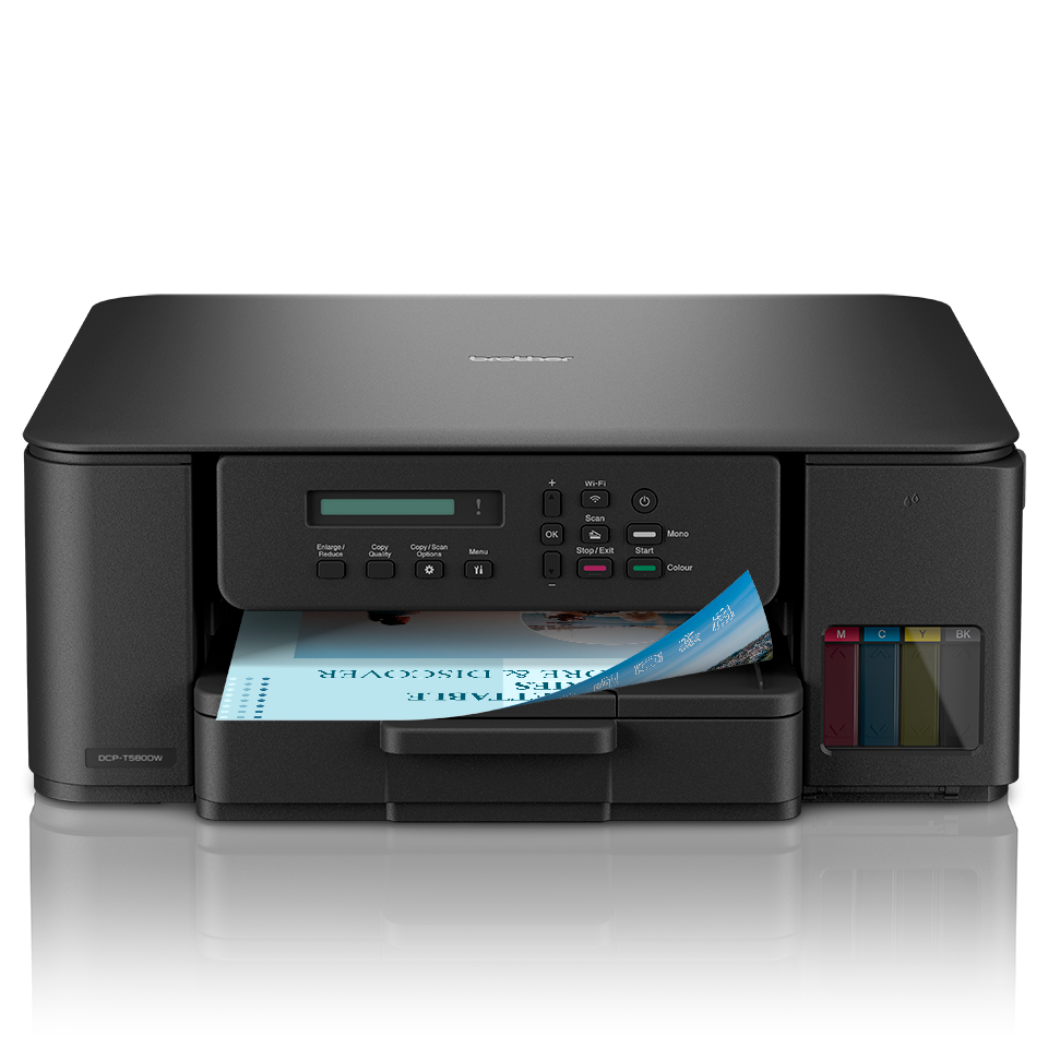 <p>DCPT580DW facing forward with full colour output</p>