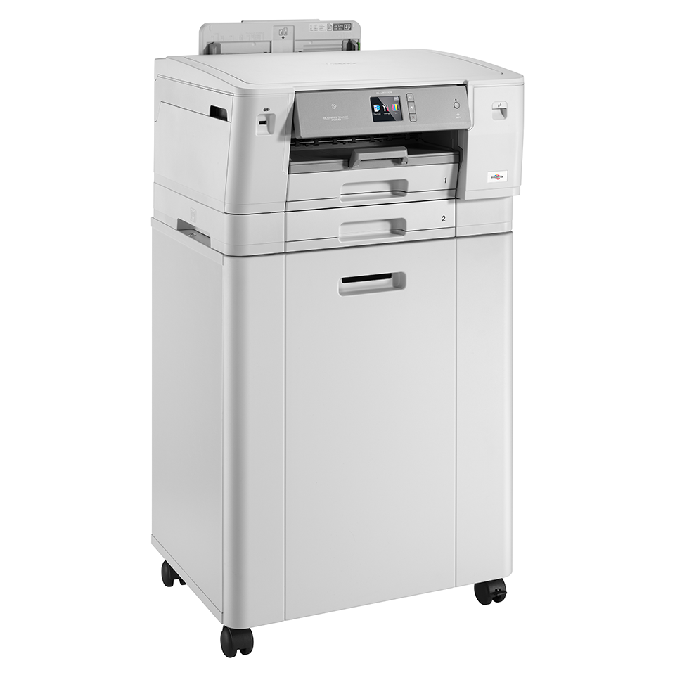 inkjet printer on cabinet