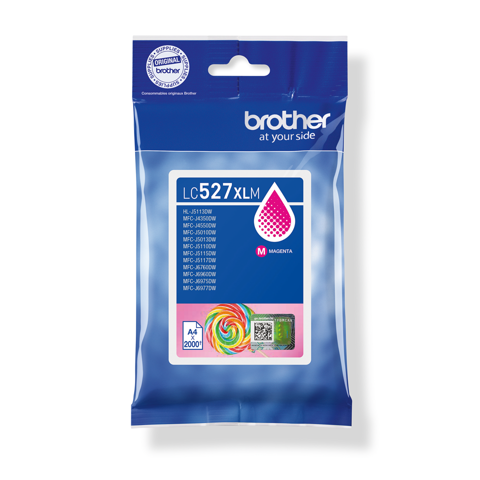Cartouche D'encre Brother LC426M Magenta - Haute Capacité, Compatible Imprimantes Brother - 10