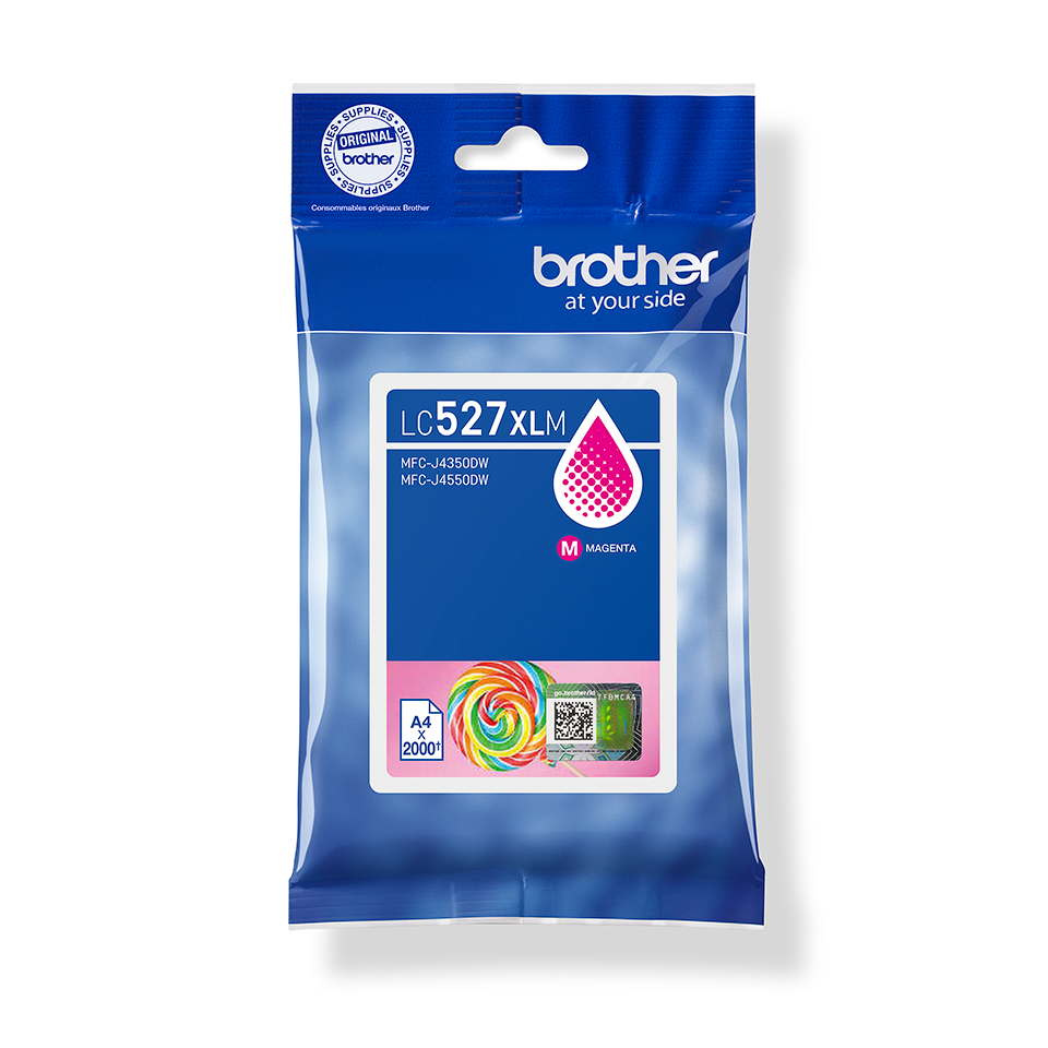 <p>LC527XL magenta high yield inkjet cartridge packaging</p>