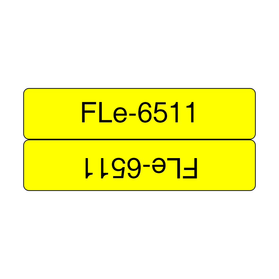 FLe-6511 die-cut Brother P-touch Tape