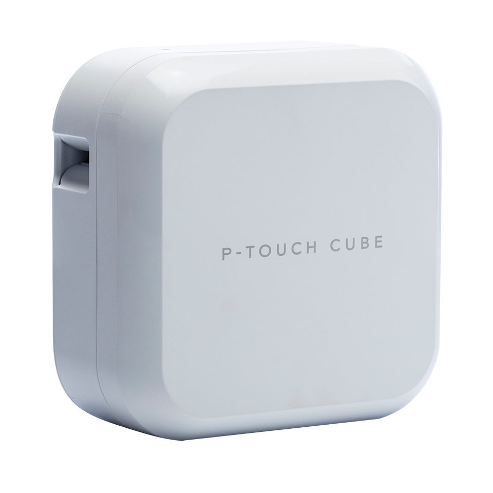 P-touch CUBE Plus white version PT-P710BTH - left shot