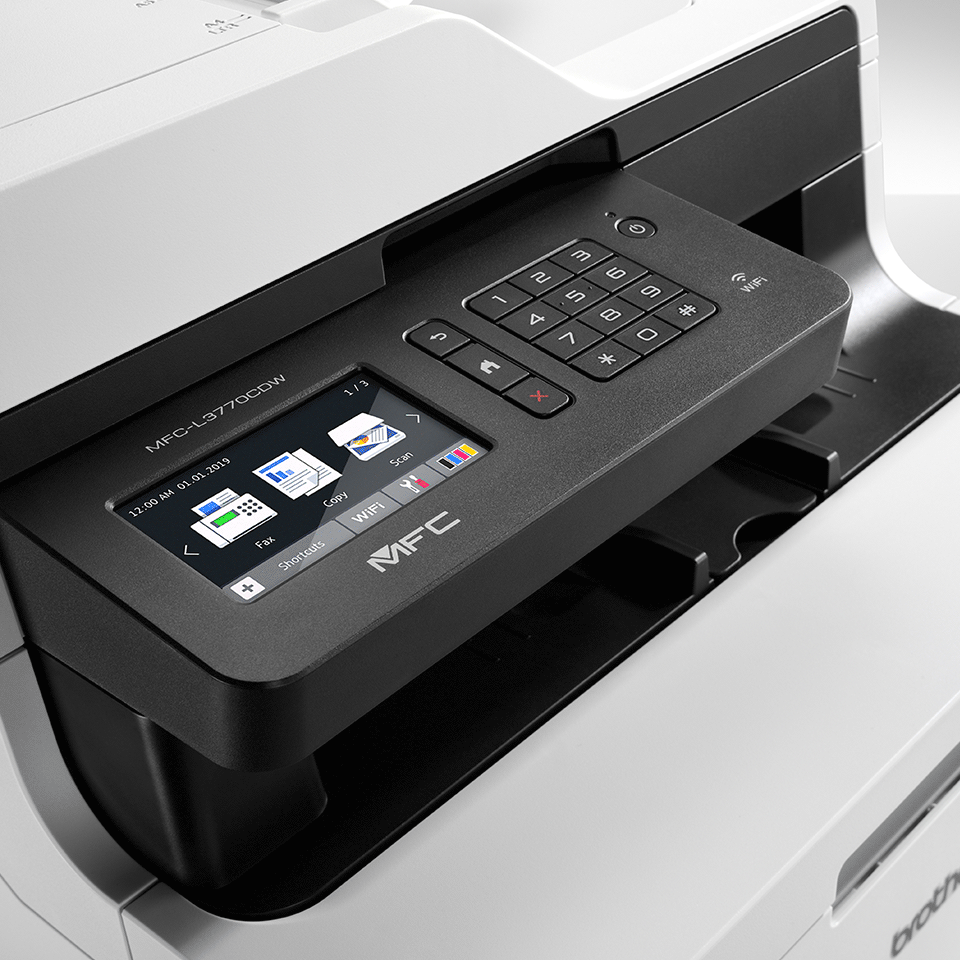 Brother Imprimante multifonctions MFC L3770CDW A4 Imprimante Laser Couleur,  sans Fil et PC connecté, Impression, Copie, numérisation, télécopie et 2  Impression
