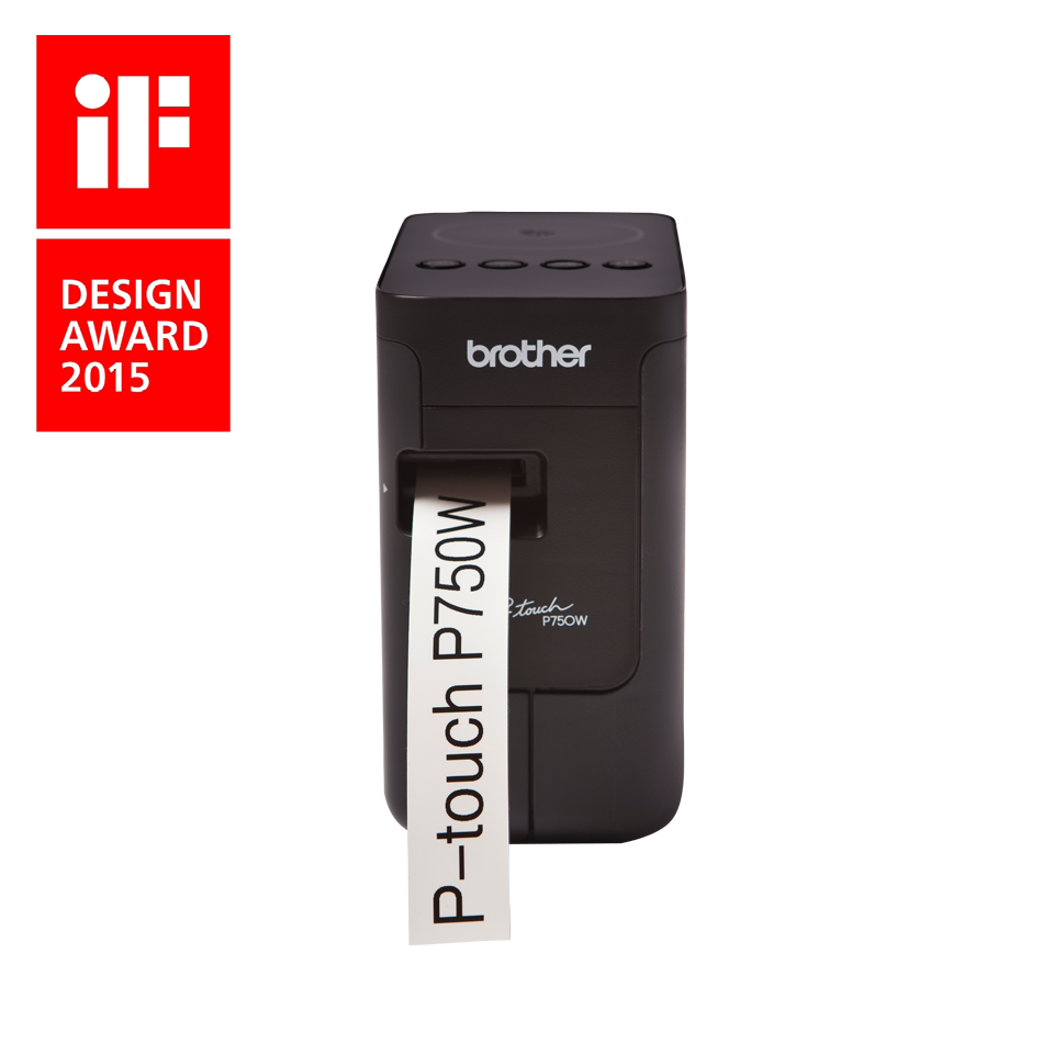 Brother PT-E550WVP - Étiqueteuse industrielle professionnelle USB et WiFi +  1 Ruban adhésif puissant TZe Noir/