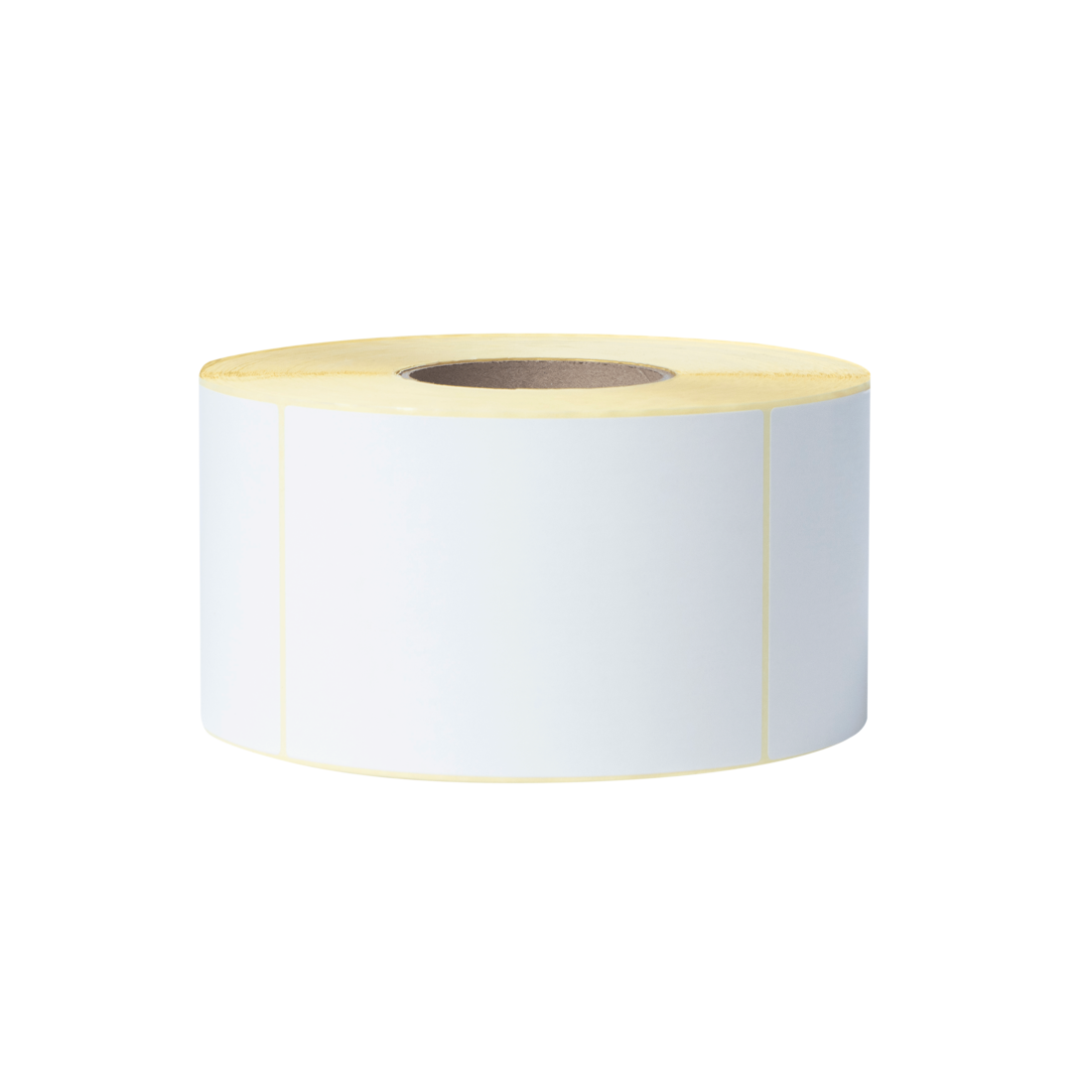 BCS1J150102203 white label roll transparent background - front