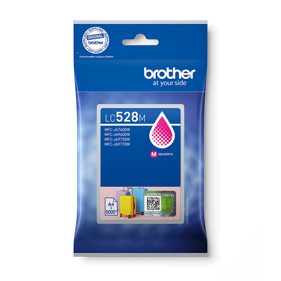 <p>Magenta LC528M inkjet cartridge packaging</p>