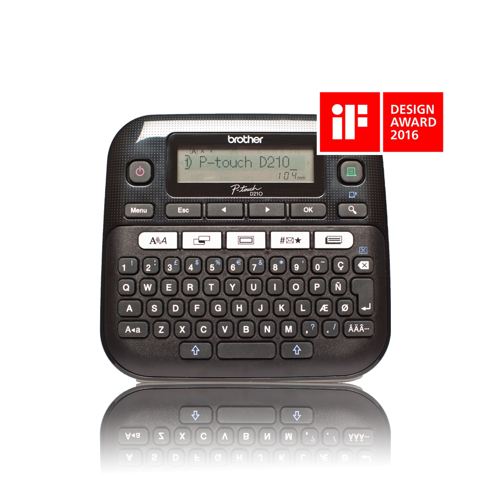 Etiqueteuse professionnelle portable Brother PT-E110VP - AZERTY