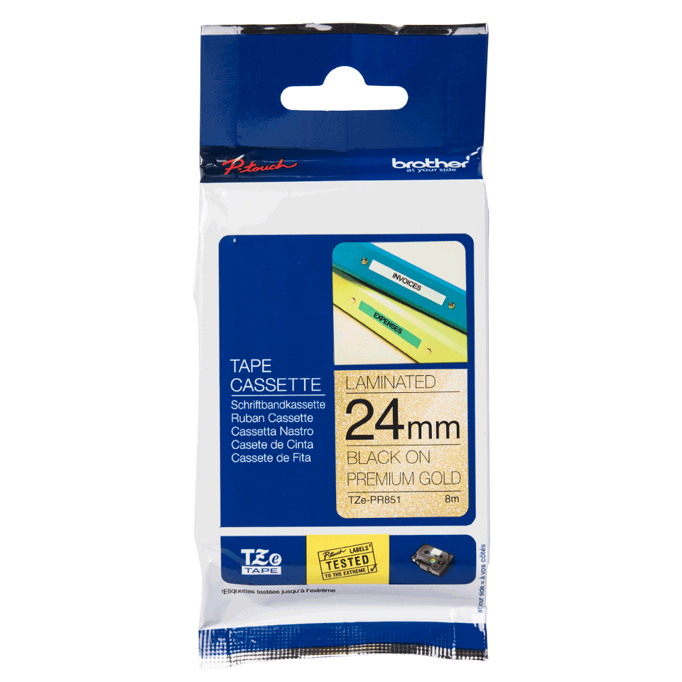 TZe-PR831 packaging