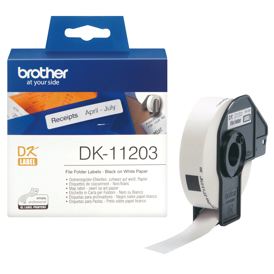 Brother QL-600B - Imprimante d'étiquettes - thermique direct - rouleau (6,2  cm) - 300 x 300 ppp - jusqu'à 71 mm/sec - USB 2.0 - bleu-blanc - Imprimante  Photo - Achat & prix