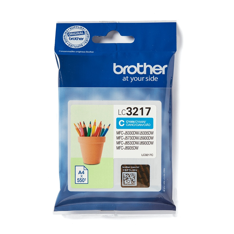 Pack de 5 cartouches pour BROTHER MFC J 6535DW - LC3217 -LC3219