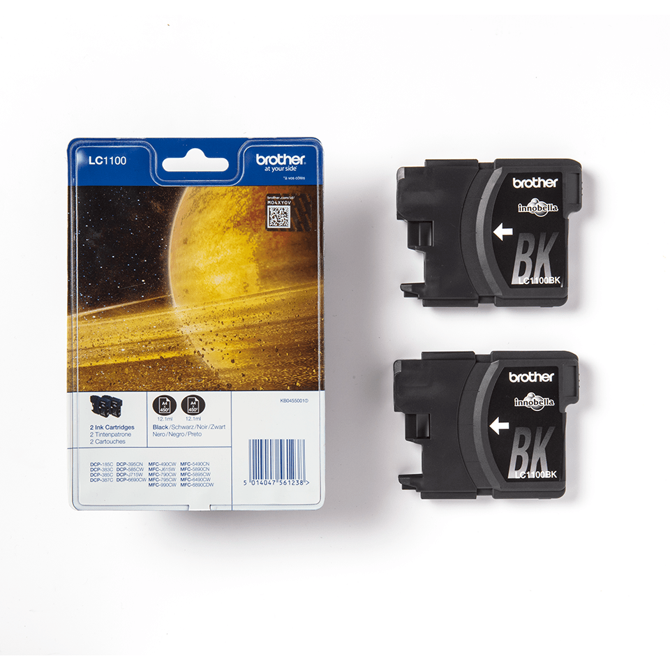 LC1100BKBP2 Brother genuine ink cartridges and multi pack image