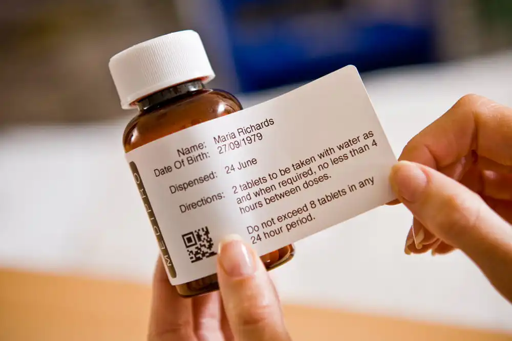TD4 pharmacy drug bottle