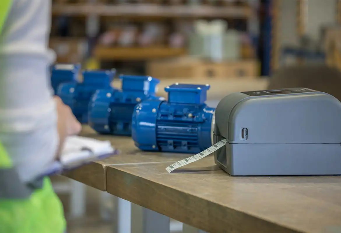 Imprimante TD-4420TN dans une environnement industriel