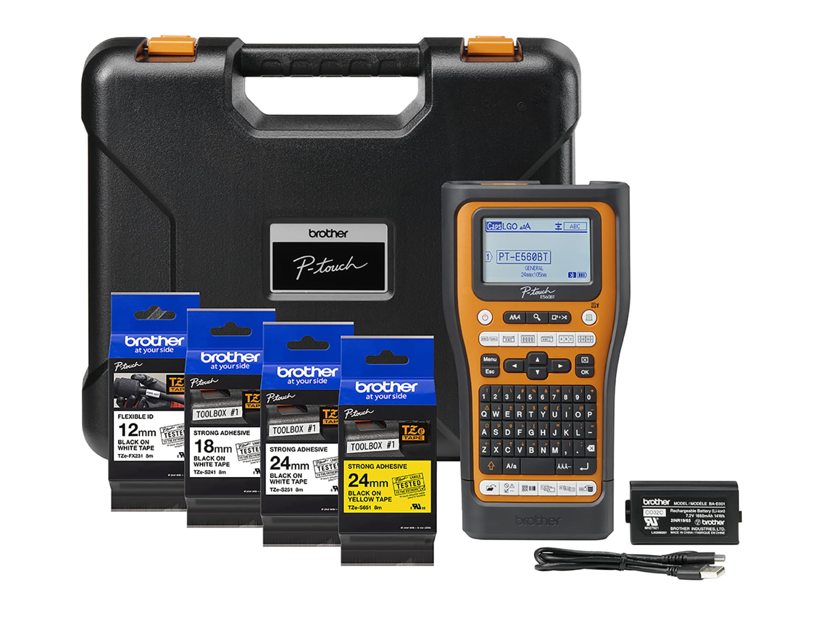 PT-E560BTSP labelling set