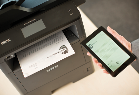 Profitez de la connectivité de la gamme L5000 laser de brother
