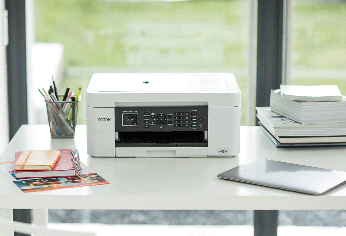 MFC-J497DW inkjet printer in home environment