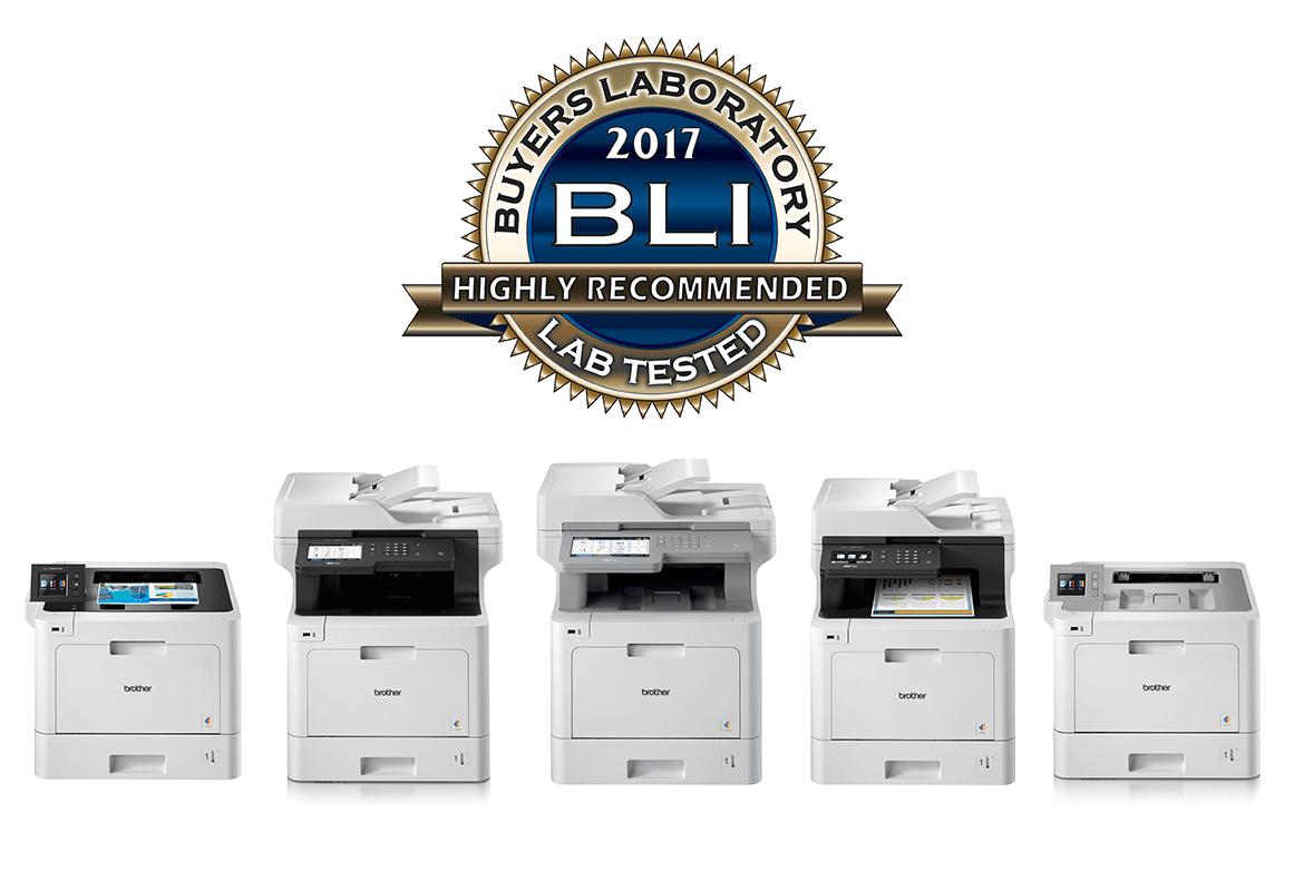 Range of Brother colour laser printers highly recommended by BLI