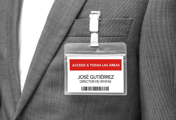 Etiquetas para visitantes, Brother