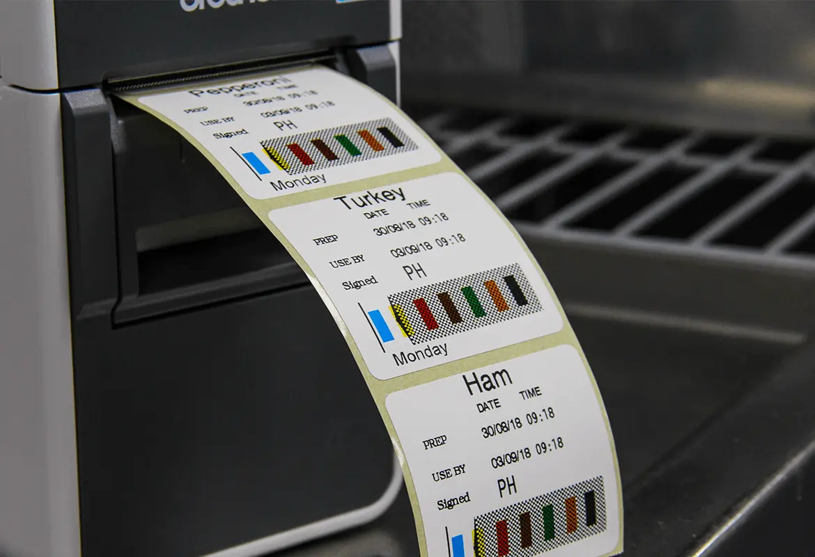 Impresora de etiquetas TD Brother para alimentos