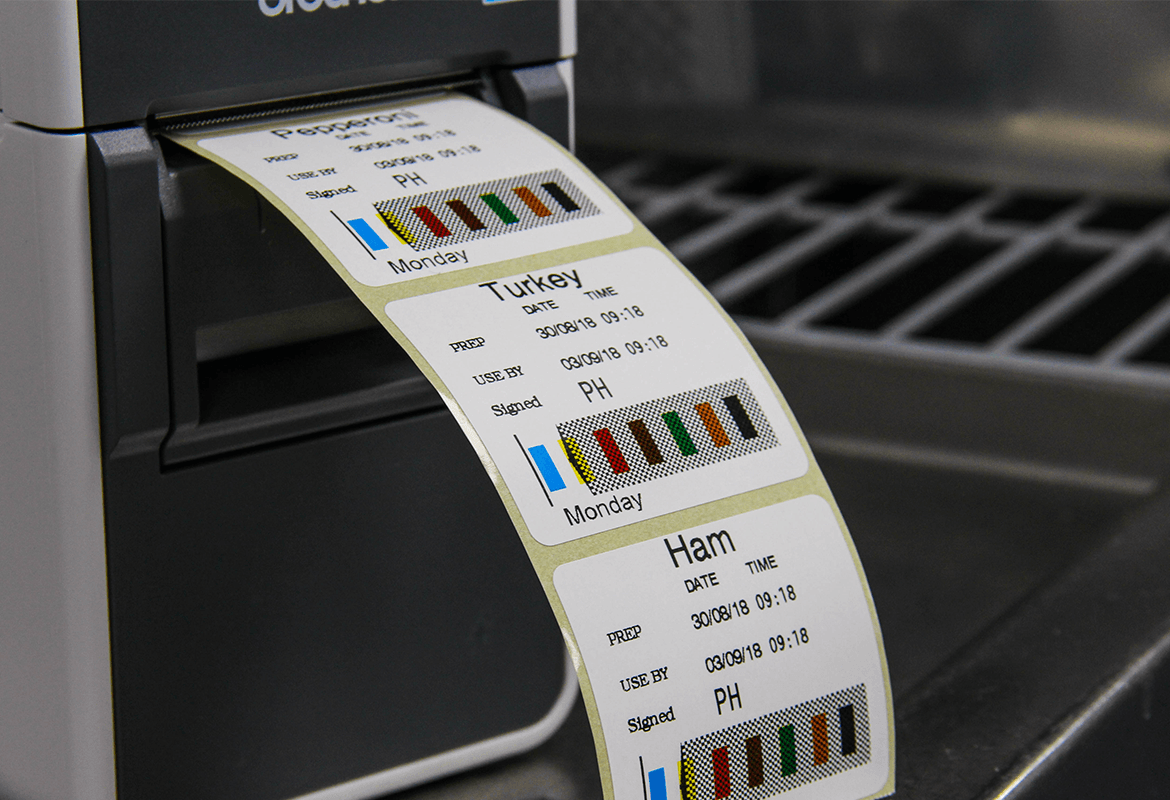 Impresora de etiquetas TD Brother para alimentos