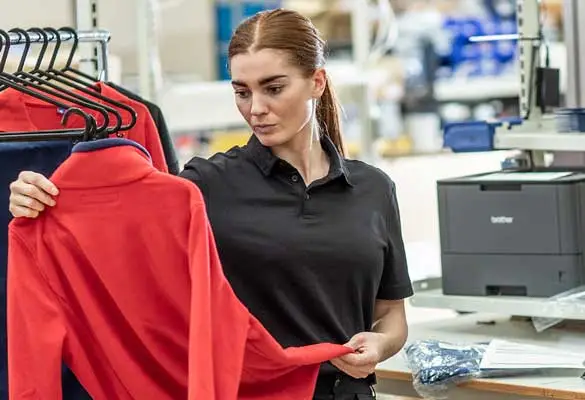 Soluciones de impresión Brother para la clasificación de ropa